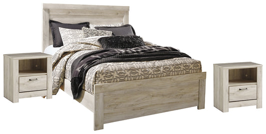 Bellaby  Panel Bed With 2 Nightstands