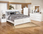 Bostwick Shoals  Panel Bed With Mirrored Dresser, Chest And Nightstand