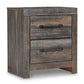 Drystan / Bookcase Headboard With Mirrored Dresser And 2 Nightstands