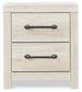 Cambeck  Panel Bed With 2 Storage Drawers With Mirrored Dresser, Chest And 2 Nightstands