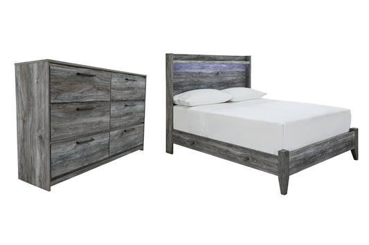 Baystorm  Panel Bed With Dresser