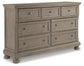 Lettner  Panel Bed With Dresser