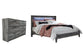 Baystorm  Panel Bed With Dresser