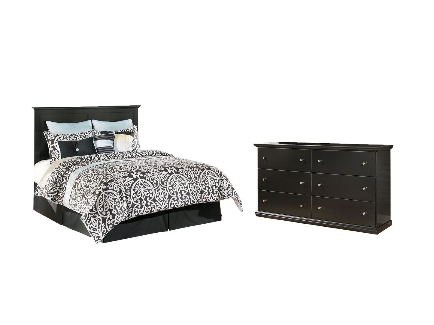 Maribel /California King Panel Headboard With Dresser