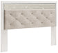 Altyra  Panel Headboard With Mirrored Dresser, Chest And 2 Nightstands