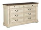 Bolanburg  Panel Bed With Dresser