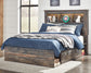 Drystan  Bookcase Bed With 2 Nightstands