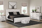 Gerridan  Panel Bed With Mirrored Dresser And Nightstand