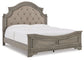 Lodenbay California  Panel Bed With Mirrored Dresser, Chest And Nightstand