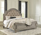 Lodenbay California  Panel Bed With Mirrored Dresser, Chest And Nightstand