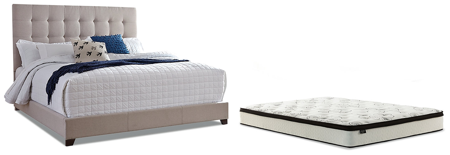 Ashley Express - Dolante  Upholstered Bed With Mattress