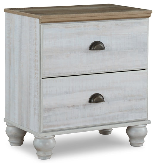 Haven Bay  Panel Bed With Mirrored Dresser, Chest And 2 Nightstands