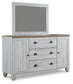 Haven Bay  Panel Bed With Mirrored Dresser, Chest And 2 Nightstands