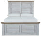 Haven Bay  Panel Bed With Mirrored Dresser, Chest And 2 Nightstands