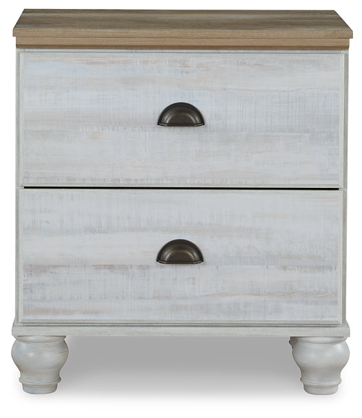 Haven Bay  Panel Bed With Mirrored Dresser And 2 Nightstands