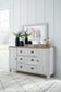 Haven Bay  Panel Bed With Mirrored Dresser, Chest And 2 Nightstands