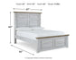 Haven Bay  Panel Bed With Dresser