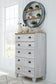 Haven Bay  Panel Storage Bed With Mirrored Dresser, Chest And 2 Nightstands