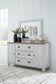 Haven Bay  Panel Storage Bed With Mirrored Dresser And Chest