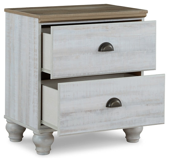 Haven Bay  Panel Storage Bed With Mirrored Dresser, Chest And Nightstand