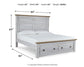 Haven Bay  Panel Storage Bed With Mirrored Dresser