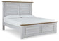 Haven Bay  Panel Bed With Mirrored Dresser And Chest