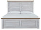 Haven Bay  Panel Bed With Mirrored Dresser And Chest