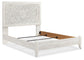 Paxberry  Panel Bed With Mirrored Dresser