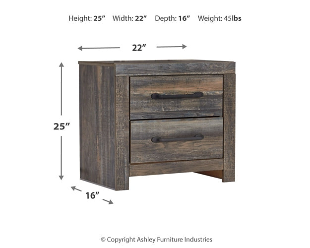 Drystan  Bookcase Bed With 2 Nightstands