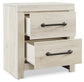 Cambeck /California King Upholstered Panel Headboard With Mirrored Dresser, Chest And 2 Nightstands