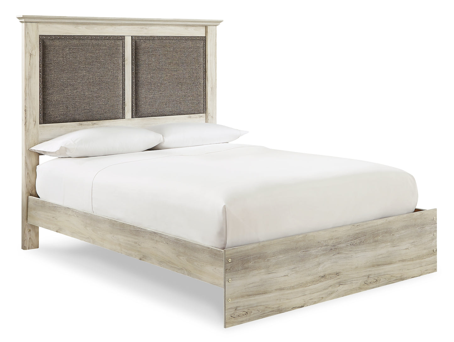 Cambeck  Upholstered Panel Bed With Dresser