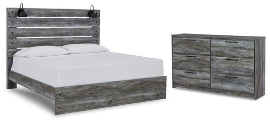 Baystorm  Panel Bed With Dresser