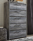 Baystorm  Panel Bed With Mirrored Dresser, Chest And 2 Nightstands