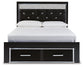 Kaydell  Upholstered Panel Storage Bed With Dresser