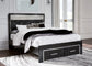 Kaydell  Upholstered Panel Storage Bed With Mirrored Dresser And Chest