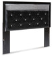 Kaydell  Upholstered Panel Headboard With Mirrored Dresser, Chest And 2 Nightstands