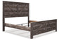 Wynnlow  Crossbuck Panel Bed With Mirrored Dresser And 2 Nightstands