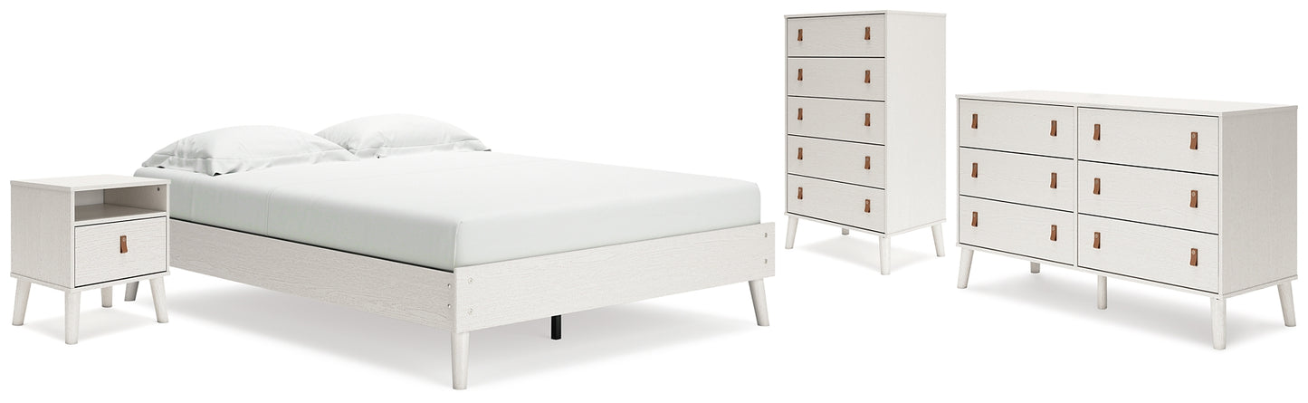 Aprilyn  Platform Bed With Dresser, Chest And Nightstand