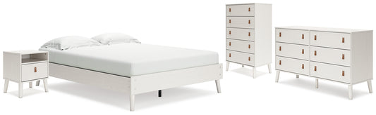 Aprilyn  Platform Bed With Dresser, Chest And Nightstand