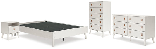 Aprilyn  Platform Bed With Dresser, Chest And Nightstand