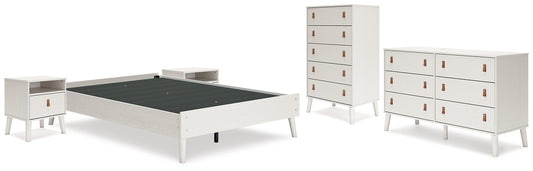 Aprilyn  Platform Bed With Dresser, Chest And 2 Nightstands