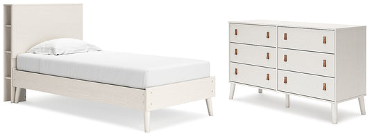 Aprilyn  Bookcase Bed With Dresser