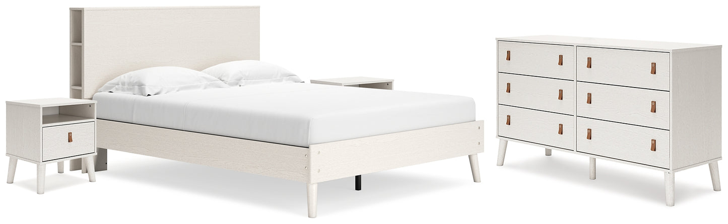 Aprilyn  Bookcase Bed With Dresser And 2 Nightstands