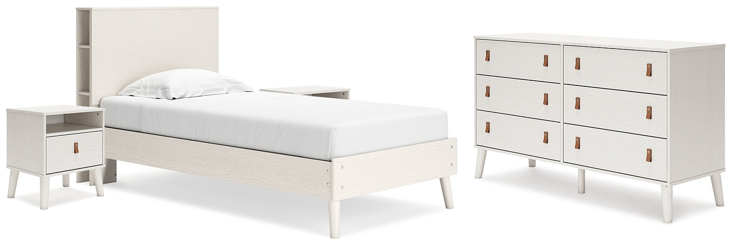 Aprilyn  Bookcase Bed With Dresser And 2 Nightstands