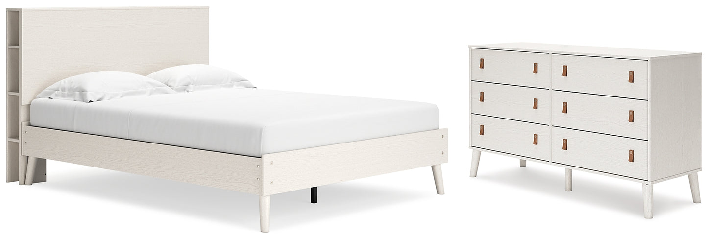 Aprilyn  Bookcase Bed With Dresser