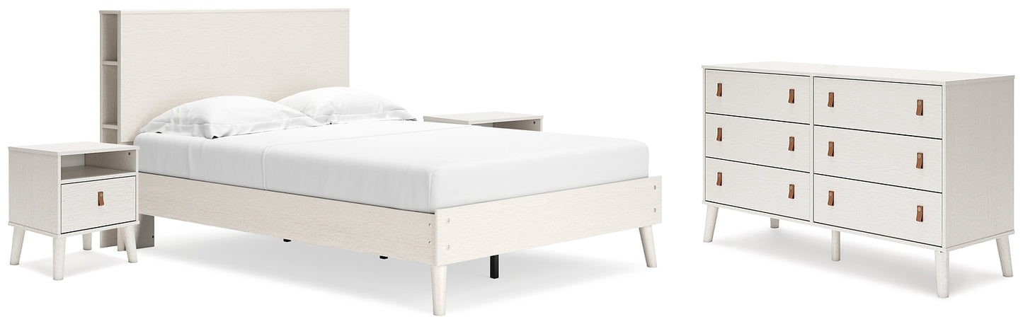 Aprilyn  Bookcase Bed With Dresser And 2 Nightstands