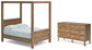 Aprilyn  Canopy Bed With Dresser