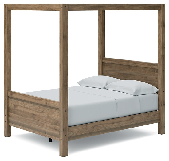 Aprilyn  Canopy Bed With Dresser