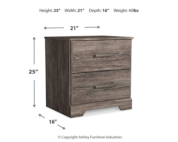 Ralinksi  Panel Bed With Mirrored Dresser And Nightstand