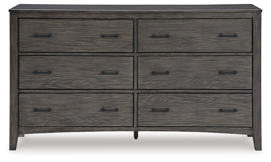 Montillan California  Panel Bed With Dresser